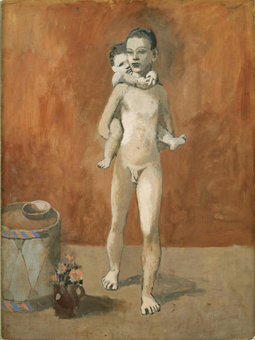 The Two Borthers (Le Deux Freres) - Pablo Picasso Painting - Life Size Posters by Pablo Picasso