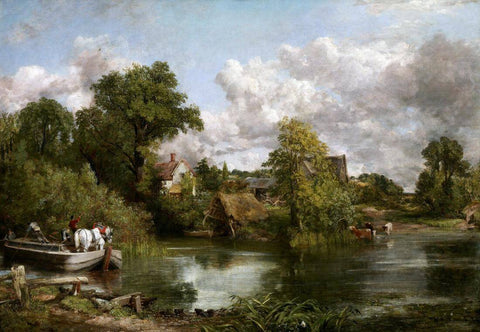 The White Horse - John Constable - English Countryside Landscape Painting by John Constable