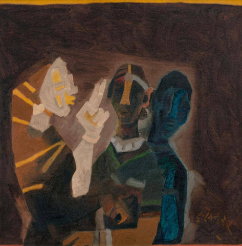 Tribal Women - M F Husain Painting by M F Husain