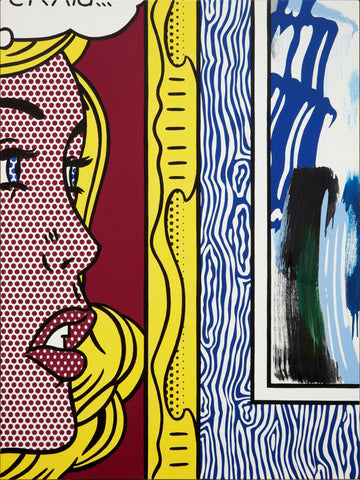 Two Paintings (Craig) - Roy Lichtenstein - Modern Pop Art Painting - Life Size Posters by Roy Lichtenstein