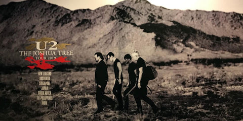 U2 - Joshua Tree Tour 2019 - Live At Mumbai India - Music Concert Poster by Tallenge Store