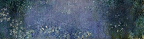 Waterlilies Morning - Claude Monet Painting - Life Size Posters by Claude Monet