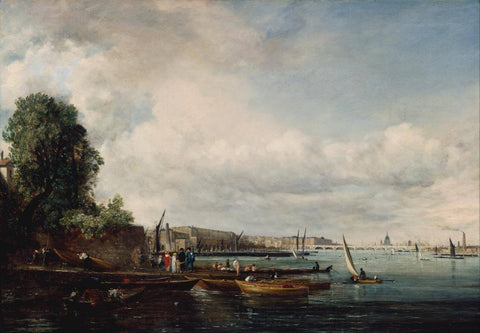 Waterloo Bridge - John Constable Painting by John Constable