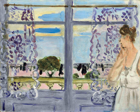 Woman By The Window - Henri Matisse - Neo-Impressionist Art Painting - Life Size Posters by Henri Matisse