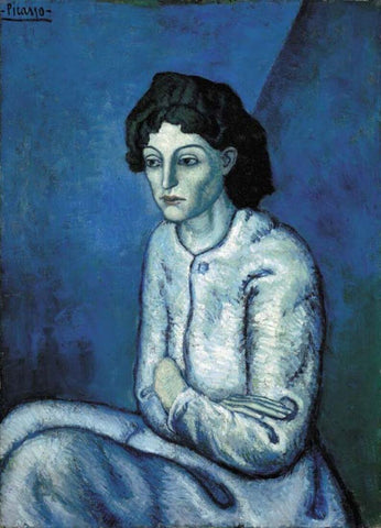 Woman With Folded Arms (Femme aux Bras Croisés)  - Pablo Picasso Masterpiece Painting by Pablo Picasso