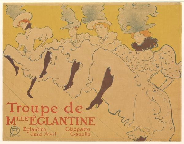 Mademoiselle Eglantine's Troupe (La Troupe de Mademoiselle Églantine) - Canvas Prints