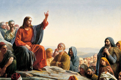 Jesus Giving Sermon by Andrew Werley