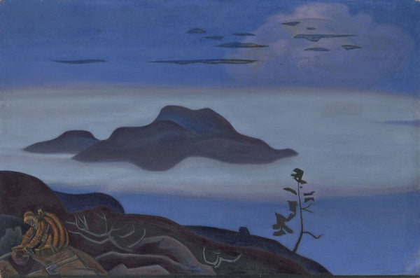 The Treasure – Nicholas Roerich Painting – Landscape Art - Framed Prints