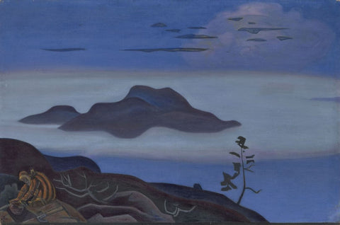 The Treasure – Nicholas Roerich Painting – Landscape Art by Nicholas Roerich