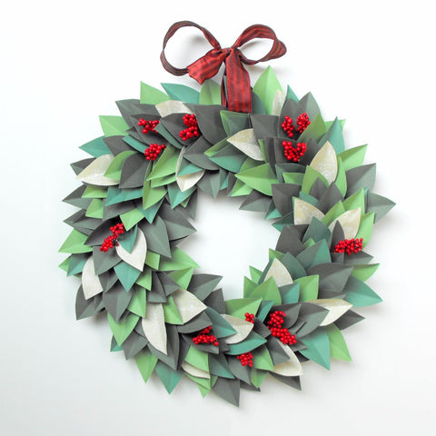 Christmas Wreath Art by Sina Irani