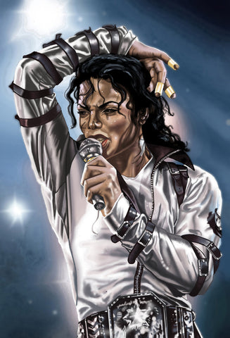 Michael Jackson - Canvas Prints by Sina Irani