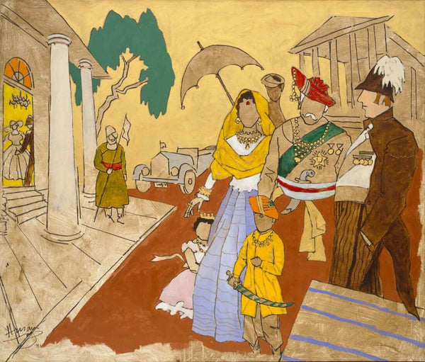 Real Hindustani - Maqbool Fida Husain – Painting - Canvas Prints