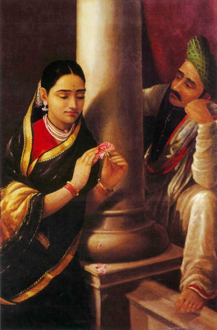Stolen Interview - Life Size Posters by Raja Ravi Varma