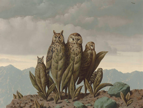 Companions of Fear - (La Companions of Fear) by Rene Magritte