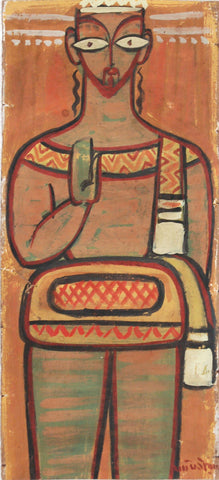 Jamini Roy - Man by Jamini Roy