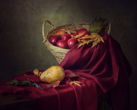 Still Life In The Colors Of Autumn - Canvas Prints by Iryna Prykhodzka