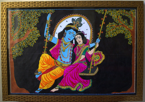 Radha Krishna by Poornima C | Tallenge Store | Buy Posters, Framed Prints & Canvas Prints