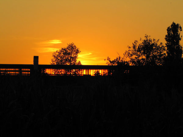 Industrial Sundown - Framed Prints