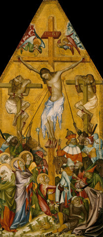 The Crucifixion Of Christ - Life Size Posters by Master of Vyssi Brod