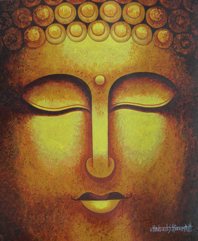 Buddha by Chandru S Hiremath