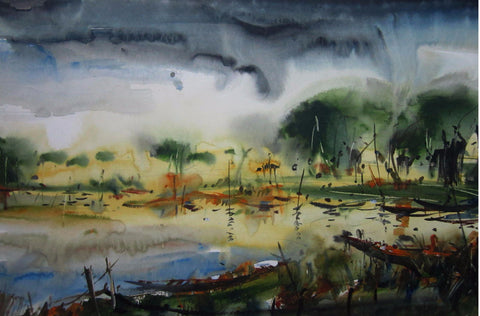 Water - Canvas Prints by Kishore Ghosh