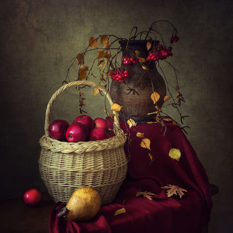 Autumn Still Life - Framed Prints by Iryna Prykhodzka