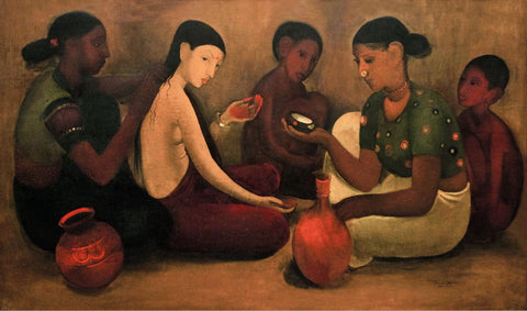 Brides Toilet by Amrita Sher-Gil