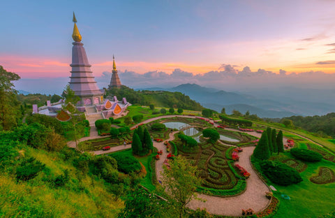 View Point From Phra Maha Dhatu Nabhapol Bhumisiri - Phra Maha Dhatu Nabha Metaneedol - Life Size Posters by Shane WP