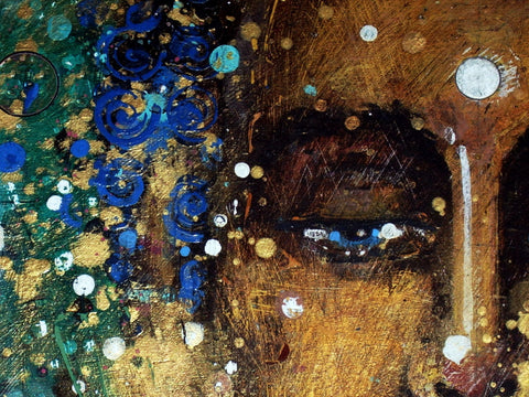 Gautam Buddha Eyes by Sina Irani
