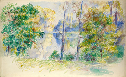 View of a Park by Pierre-Auguste Renoir