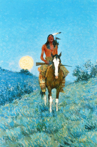 The Outlier - Frederic Remington by Frederic Remington