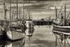 Fishing Boats At Dock - Framed Prints