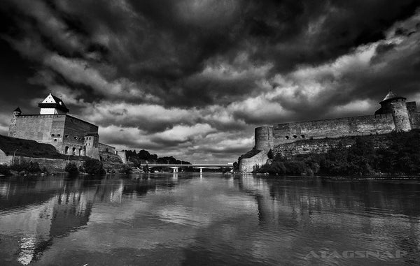 Ivangorod And Hermann Castles - Framed Prints