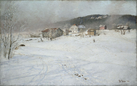 Winter by Frits Thaulow