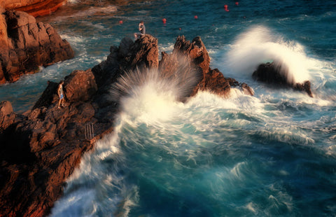 Huge Waves At Manarola by Paolo Lazzarotti Photo