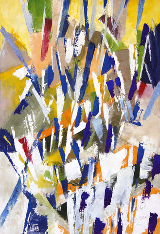 Blue And White Trees