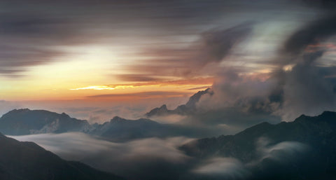Land Of Clouds - Canvas Prints by Paolo Lazzarotti Photo