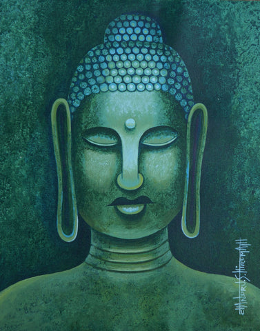 Buddha by Chandru S Hiremath