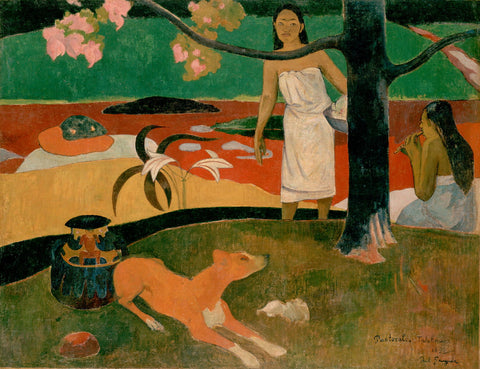 Tahitian Pastoral by Paul Gauguin