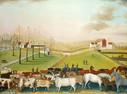 The Cornell Farm - Large Art Prints by Edward Hicks