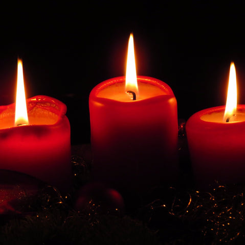 Three Burning Candles by Sina Irani