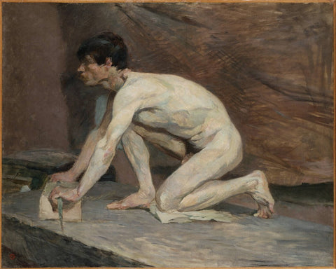 The Marble Polisher, 1882–87 by Henri de Toulouse-Lautrec