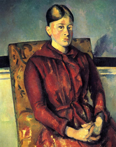 Madame Cézanne in a Yellow Chair by  Paul Cézanne