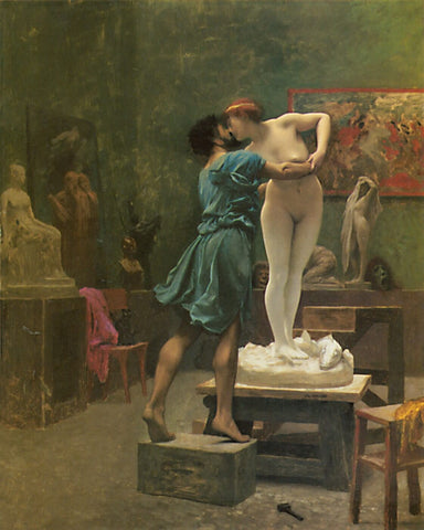 Pygmalion and Galatea I - Jean Leon Gerome by Jean Leon Gerome