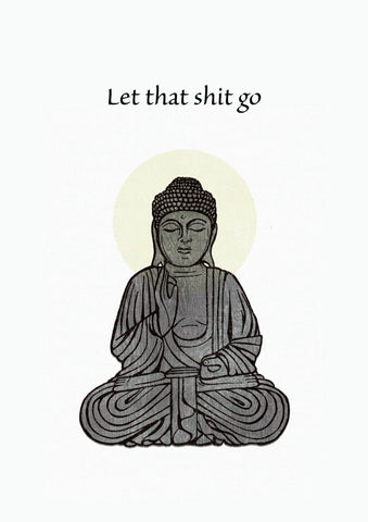 Buddha Reassuring Art Print by Lakshmana Dass