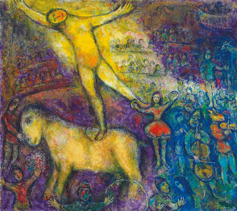At The Circus (Au Cirque) - Marc Chagall by Marc Chagall
