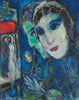 Two Heads (Deux Têtes) - Marc Chagall - Canvas Prints