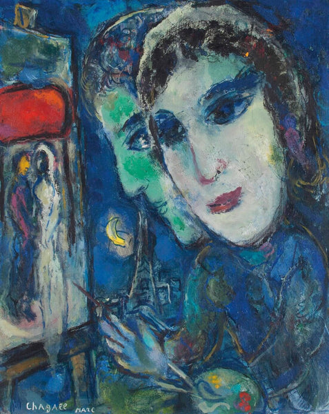 Two Heads (Deux Têtes) - Marc Chagall - Posters