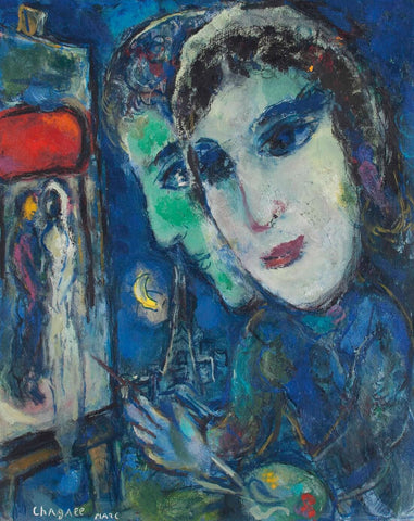 Two Heads (Deux Têtes) - Marc Chagall - Canvas Prints