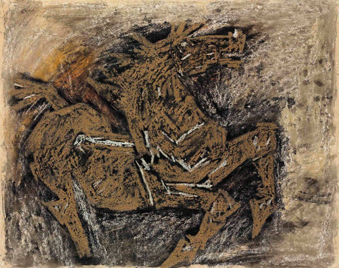 Dark Horse by M F Husain
